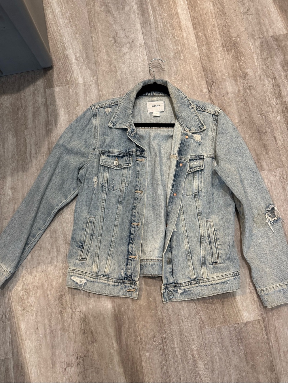 Old Navy Light Wash Denim Jacket - Pale Blue